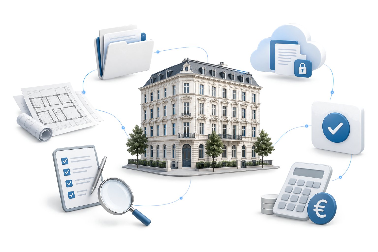 Digitale Bauwerksbuch-Abwicklung von Unterlagen und Prüfung bis zur strukturierten Dokumentation